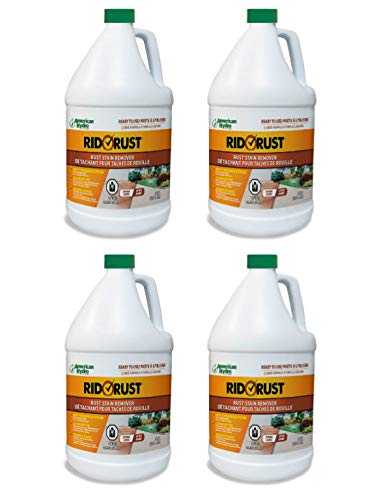 American Hydro Systems 2662 Rid O' Rust Liquid Rust Stain Remover, 1 Gallon, 4 Pack Pro Products