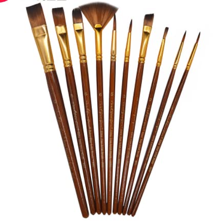 12 Paint Brushes HissiCo