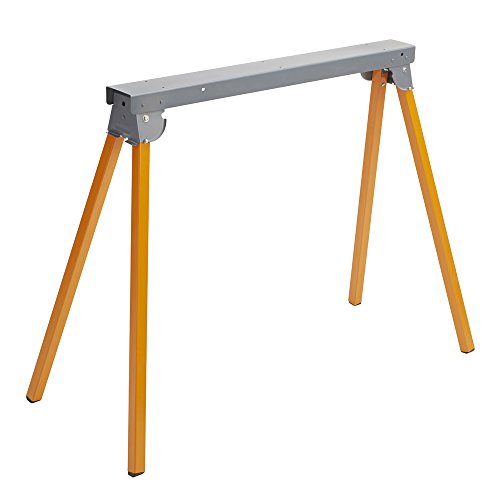 Bora Portamate All Steel Folding Sawhorse PM-3300 33" Tall Fold-Up Heavy Duty Saw Horse. Fully Assembled, 500 Lb. Capacity & Quickly Folds Up For - WoodArtSupply