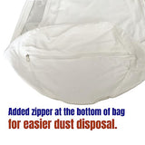 Dust Collector Bag with Clamp for Woodworking 30 Micron, Vacuum Bag Compatible with Grizzly Shop Fox Rockler Delta Oanytun