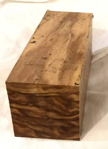 Beautiful Olivewood Turning Blanks, Suitable Turning Blank Squares for Wood Turning (1, 2" X 2" X 6")