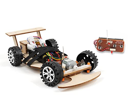 Pica Toys Wireless Remote Control Car Kit F1, Science Project Kit for Kids/Students/Education, STEM Project Model Car Kits to Build, Ideal Choice for - WoodArtSupply