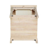 International Concepts Hampton Bedside Table Unfinished IC International Concepts
