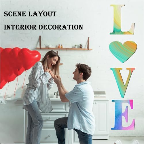 17 Inch Unfinished Wooden Love Heart Shape Craft, Blank Wood Love Sign for Home Wall Decor, Large Unpainted Wood Cutouts for Birthday,Wedding Party BIUWING