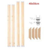 GAOHOU DIY 40 * 50cm Canvas Stretcher Bars Frames Wooden Strips Kits for Oil Painting Art GAOHOU