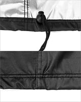 QWORK Dustproof Miter Saw Cover, 210D Oxford Cloth with Bottom Drawcord Fits Most Miter Saws, Planers, Machine Tools, Rustproof and Waterproof, Black QWORK