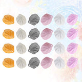 Healifty 200pcs Flower Necklace Jewelry Finding Charms Petal Beads Charms Beaded Earrings Floral Earrings Petals Charms Beads for Jewelry Making Healifty