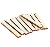 ALL SIZES BULK (12pc to 100pc) Unfinished Wood Laser Cutout Bar Bars Rectangle Matchstick Dangle Earring Jewelry Blanks Shape Crafts Made in Texas Texan Wood Crafts
