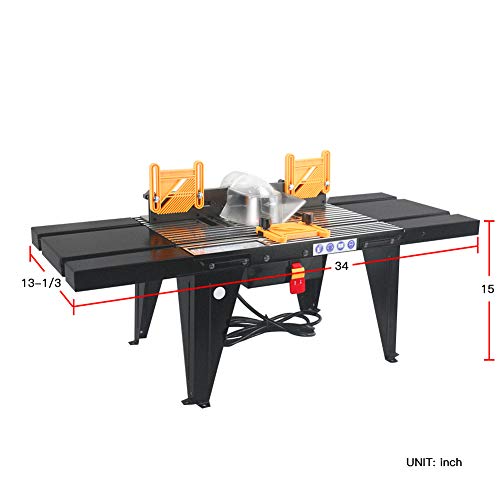 Leegol Electric Benchtop Router Table Wood Working Craftsman Tool (Router Table A) - WoodArtSupply