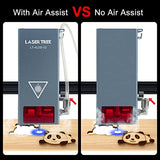 LASER TREE 20W Optical Power Laser Module for Laser Engraver Cutter, 80W Laser Engraver Module with Air Assistance, High Accuracy Quad-Compression LASER TREE