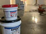 Clear Epoxy Resin Coating for Floors & Counter Tops, 100% Solids, Self Leveling - 3 Gallon Kit + 18in Roller + 18in Roller Frame & Squeegee Master Protective Coatings