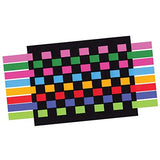 Paper Weaving Kit, 250 Colorful Strips + 25 Sheets Black Cardstock, 8.5x11-Inch, NOT Pre-Cut, Make 25 Projects, Hygloss Products Hygloss