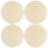 EXCEART 4pcs Wooden Bag Bottom Natural Wood Base Shaper Crochet Basket Base for DIY Knitting Crochet Yarn Storage Bag Weaving Crafts Home Decoration EXCEART