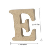 VOSAREA Unfinished Wall Rustic Digital Sign Wooden Block Word Signs Decked Wooden Words Sign Wooden Words Wall Decor Alphabet Chart Decore The Sign VOSAREA