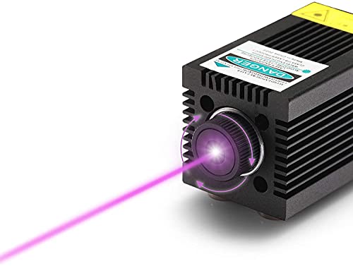 Creality 3D Printer Laser Engraver Module Ender 3 Laser Engraving Attachment 1.6W 12V/24V 450nm Blue-Violet Light, Magnetic Design, with Goggles and SainSmart