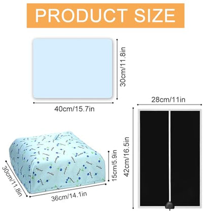 Resin Molds Heating Pad with Timer and Cover Epoxy Resin Dryer Mat Fast Resin Curing Machine with Silicone Mat Lightweight Quick Resin Dryer Mat for - WoodArtSupply