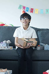 Woolbuddy Needle Felting Kit, 4 Felted Dinosaurs, Felted Animals, Felting Kit for Beginners Adult and Kids, Felting Supplies Included Felting Wool, Woolbuddy