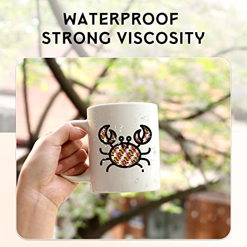 Tintnut Maryland Flag Permanent Vinyl Roll - 12 inch x 5ft, Pattern Adhesive Vinyl Compatible with Cricut Machine, Self Sticker Waterproof Vinyl Tintnut