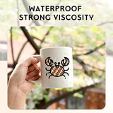 Tintnut Maryland Flag Permanent Vinyl Roll - 12 inch x 5ft, Pattern Adhesive Vinyl Compatible with Cricut Machine, Self Sticker Waterproof Vinyl Tintnut