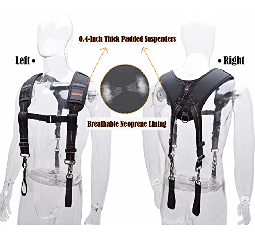 Tool belt with suspenders, Tool belt suspenders for men, Tool belts for men construction, Tool belt pouches, Framer tool belt with suspenders, WELKINLAND