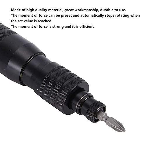 Industrial Pneumatic Screwdriver,Professional Handhold Pneumatic Screwdriver,Lightweight Portable Pneumatic Screwdriver,1200Rpm Cw/Ccw Air Liccx