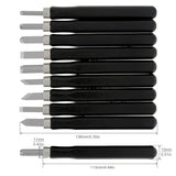Omninmo Wood Carving Knife Set - 10 PCS Hand Carving Tool Set Whittling Knife Art Craft Caving Tool Kit for DIY Sculpture Omninmo
