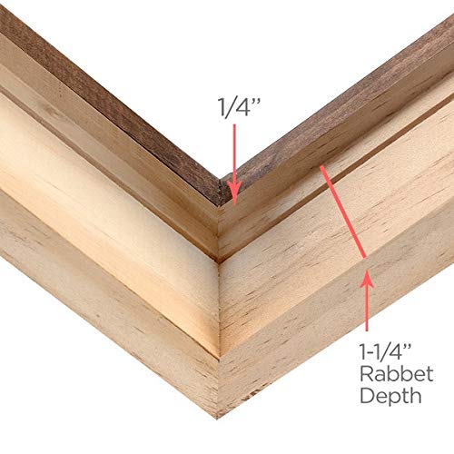 Ambiance Unfinished Wood Gallery Frame 16x20 In Ambiance Framing