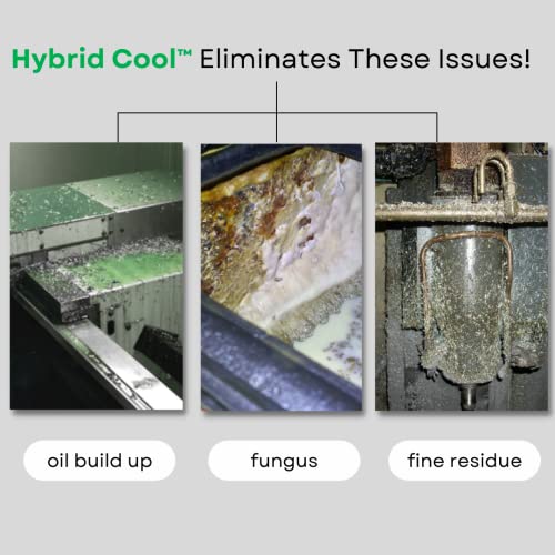 Advanced General Purpose Coolant for Cutting and Grinding Machine Shop Operations | Ultimate Human/Enviro Friendly | Fusion Hybrid Cool (1 Gallon) Fusion Chemical