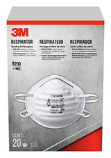 3M Safety -A Sanding and Fiberglass Respirator, 20-Pack 3M Safety