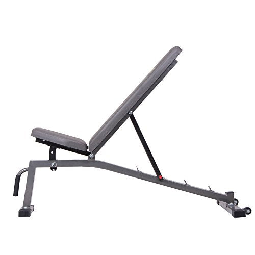 Body Champ Olympic Weight Bench with Squat Rack Included, Two Piece Set, Workout Bench, Versatile Strength Training Equipment for Home Gym, PRO3900, - WoodArtSupply