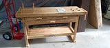 60 in, Three Drawer Hardwood Workbench WoodArtSupply