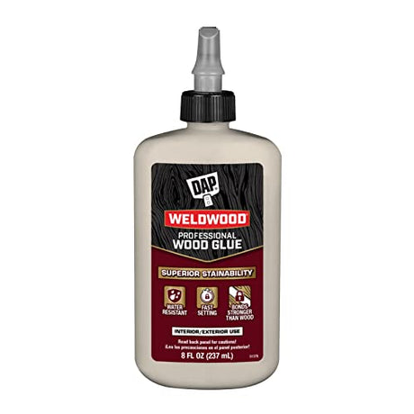 DAP Weldwood Professional Wood Glue, 8 Oz (7079800480) DAP