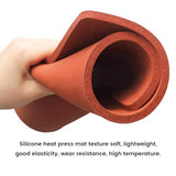 15 x 15 Inch Silicone Heat Press Mat Pad with T-Shirt Ruler Set, 0.3 Inch Thick Silicone Heat Press Pad for Heat Press Machine, Flat Heat Transfer Generic