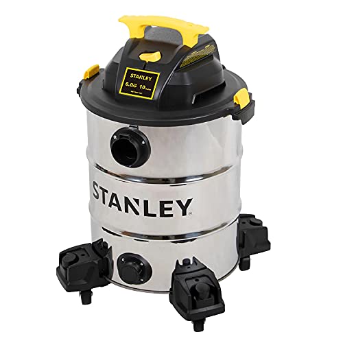 Stanley 10 gal. 6.0-Peak HP Stainless Steel Wet Dry Vacuum Stanley