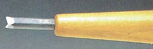 Akira Miki Power Grip Chisel, Triangle, 0.2 inch (4.5 mm) ミキショウ(Mikisyo)