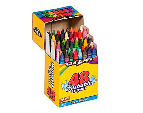 Cra-Z-Art, 48 Washable Crayons, Pack of 2 - WoodArtSupply