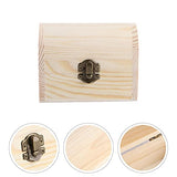 VOSAREA 1pc Box Wooden Jewelry Box Jewelry Storage Box Jewelry Display Holder Snack Travel Container Travel Makeup Container Rings Jewelry Chest VOSAREA