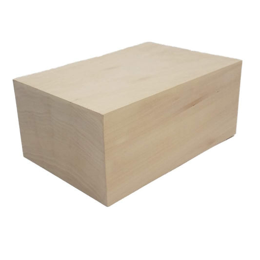 Basswood Lumber Carving Blocks 4" x 8" (1Pc) (4" x 8" x 8") - WoodArtSupply