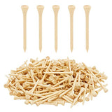 Juvale 300 Pack Bamboo Golf Tees in Bulk (2 3/4 inch, Natural Wood Color) Juvale
