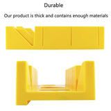 Wonglea Mitre Box and Saw Set,12”Miter Box with 14”Back Saw for Crafting,Mini Mitre Box Saw Storage for Wood,Preset 45 Degree Cutting Guide Wonglea