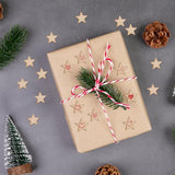 AUEAR, Wood Stars Pieces Cutout Shape Wood Stars Craft for Crafts Arts Sewing DIY Decorating (1 inch, 200 Pack) AUEAR