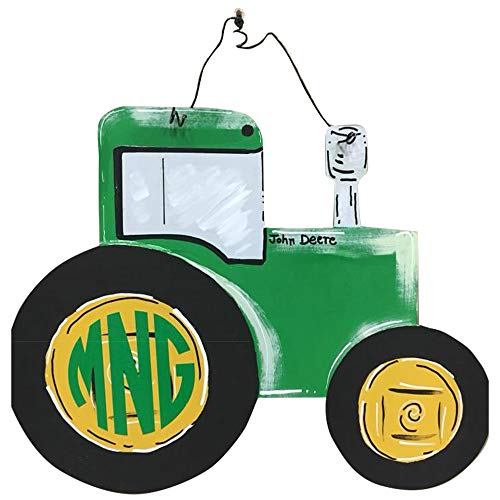 Tractor Cutout Unfinished Wood Farm Country Farmer Door Hanger MDF Shape Canvas Style 1 Diverse Woodworking