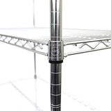 Seville Classics UltraDurable Heavy Duty NSF Solid Steel Wire Rack Storage Unit Organizer for Garage, Warehouse, Office, Restaurant, Classroom, Seville Classics