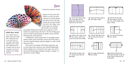 Japanese Origami Kit for Kids: 92 Colorful Folding Papers and 12 Original Origami Projects for Hours of Creative Fun! [Origami Book with 12 projects]