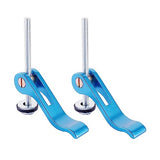 POWERTEC 71164 Aluminum Cam Clamp for Woodworking, 1/4”-20 Threaded Insert - 2PK POWERTEC