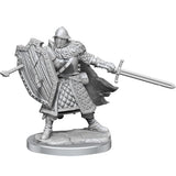 D&D Frameworks: Human Fighter Male - Unpainted and Unassembled WizKids