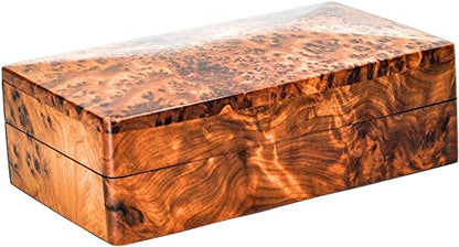 BAZAARDI Hand Carved Wooden Multipurpose Keepsake Jewelry Decorative Art Box Storage Organizer (Large wood Box,Antique) (Medium)