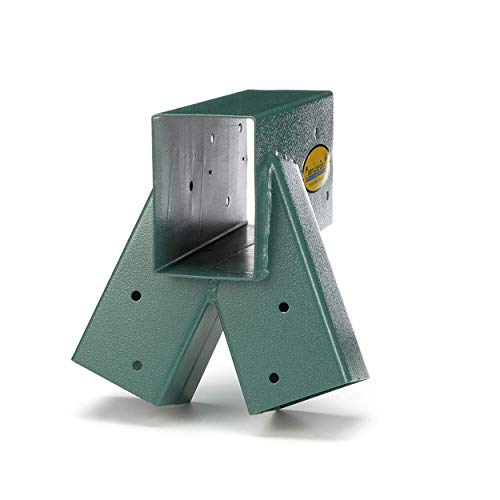 Eastern Jungle Gym Easy 1-2-3 A-Frame Swing Set Bracket Heavy Duty for EZ, Simple Install - DIY Swing Set Parts Green - WoodArtSupply