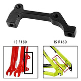 Kigauru Bike Disc Brake Mounting Bracket Aluminum Alloy CNC Machined Standard Caliper Post Mount Front 203mm Rear 180mm Rotor Adapter with Bolts Kigauru