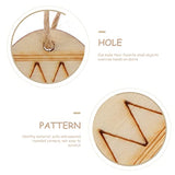 COHEALI Unfinished Wood Cutouts 75pcs Unfinished Easter Wood Slices Easter Egg Wooden Cutout Wood DIY Wooden Easter Ornaments Crafts Egg Cutouts COHEALI